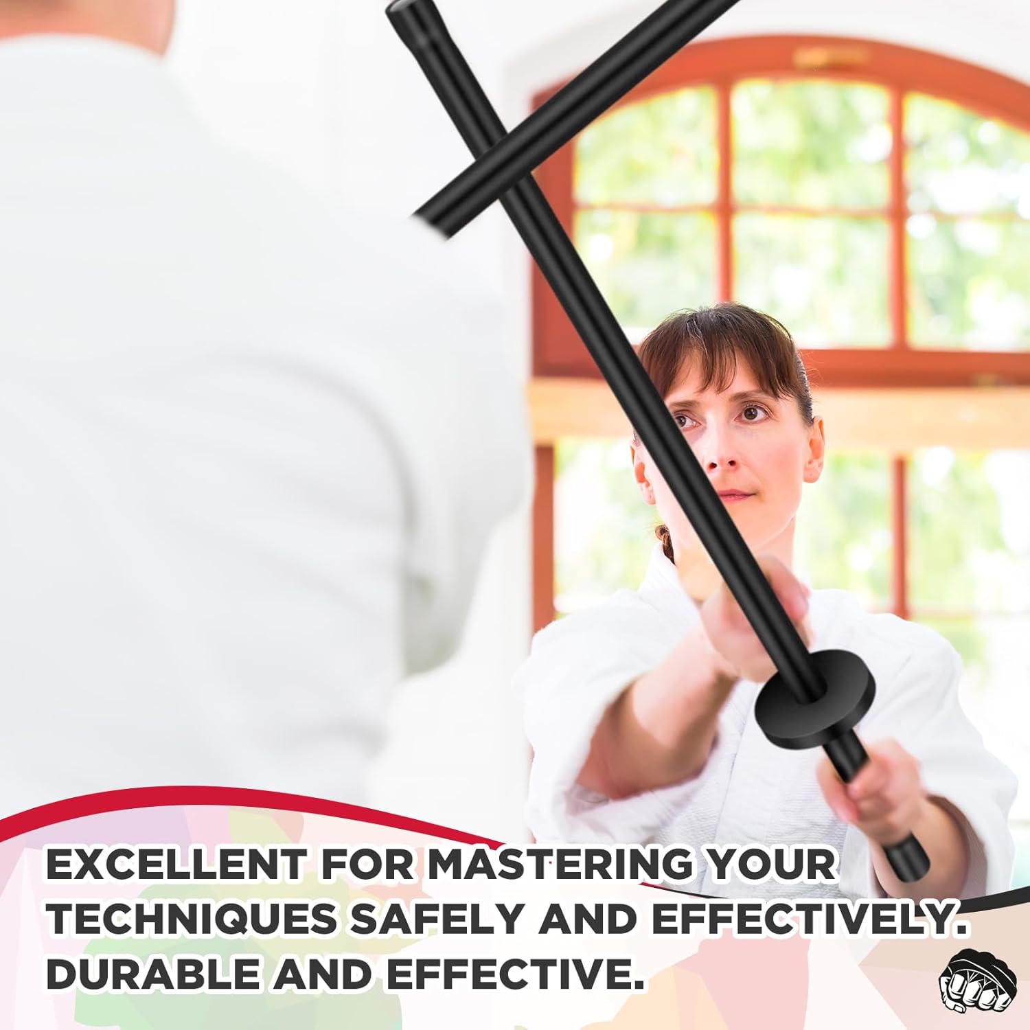 2 Pcs 33.5 Inches Foam Swords Practice Padded Sparring Sword Training Kendo Sticks Bokken for Adults Martial Arts Fighting Fencing Samurai Karate Ninja