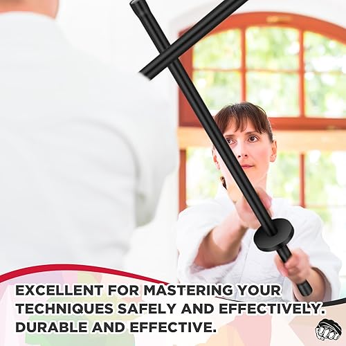 Miniatura 6 de 2 espadas de espuma de 33.5 pulgadas para práctica, espada de entrenamiento acolchada, Kendo, palos Bokken para adultos, artes marciales, lucha,