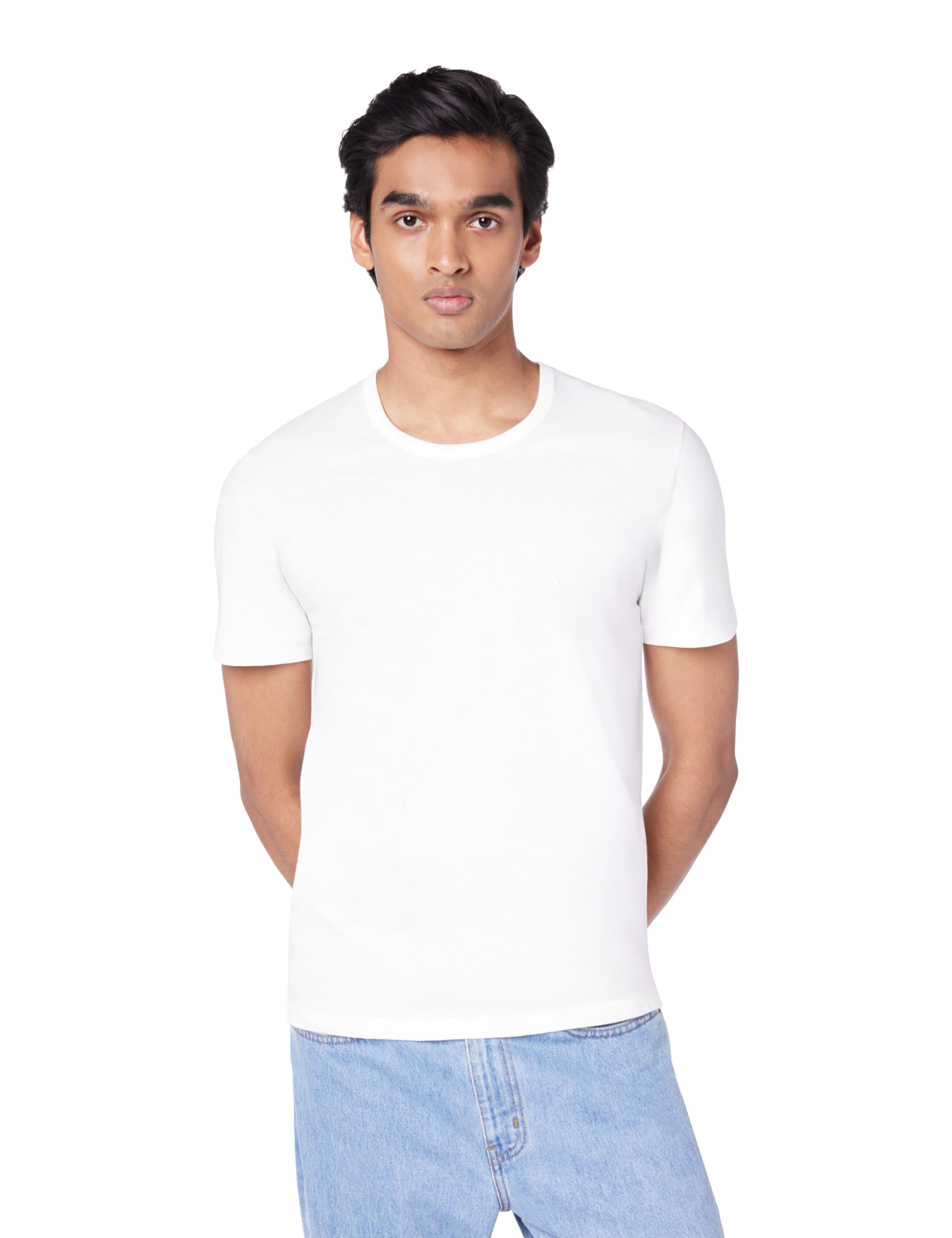 BOSS Men's 3-Pack Classic Logo Cotton T-Shirt