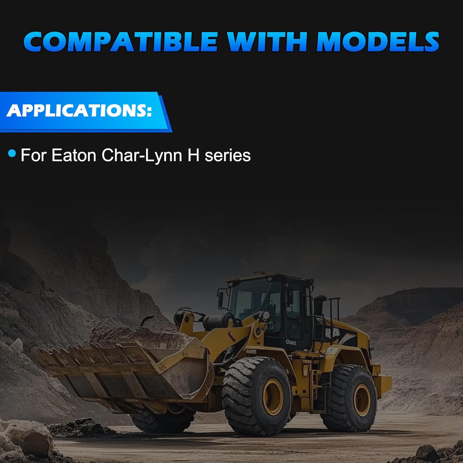 101-1033-009 1011033009 101-1033 1011033 Hydraulic Motor for Eaton Char-Lynn H Series Shaft Size: 1 inch Diameter, Shaft end 1/4-20 UNC-2B Thread