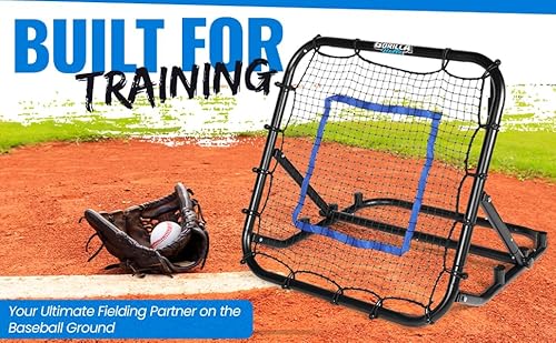 image for Gorilla Balls 3x3 Baseball Softball Rebounder Net – Pitchback Traini