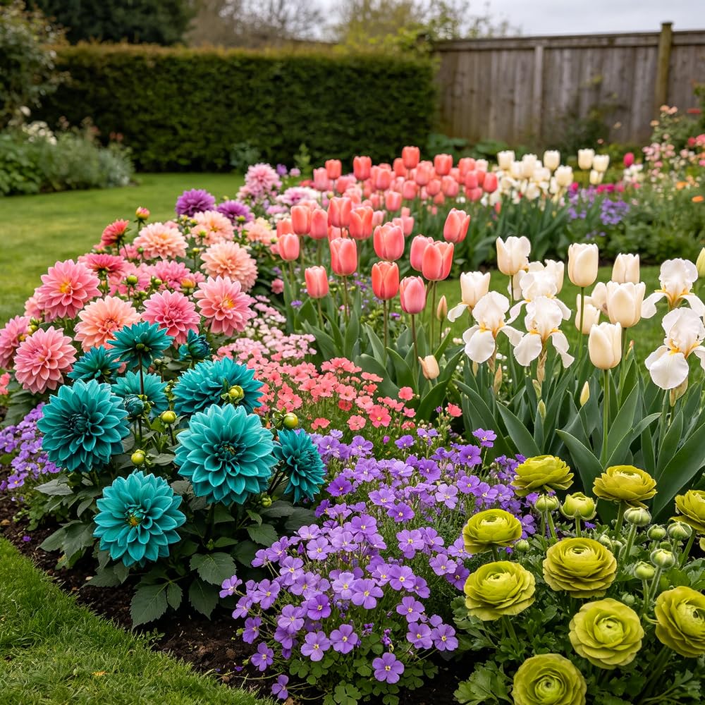 FioriRizoma multicolore - balcone giardino 25Bulbi