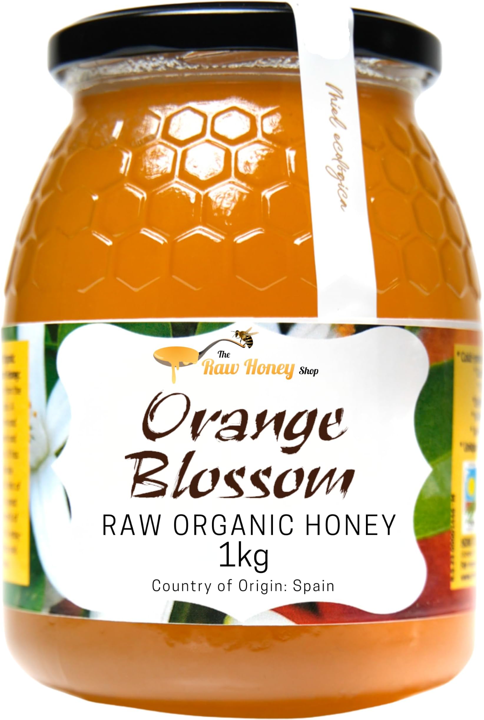 Antonio's CERTIFIED ORGANIC RAW ORANGE BLOSSOM HONEY, 1kg