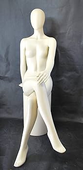 【期間限定】女性用マネキン ナチュラル肌色 全身可動マネキン レディース フレキシブルマネキン 160cm