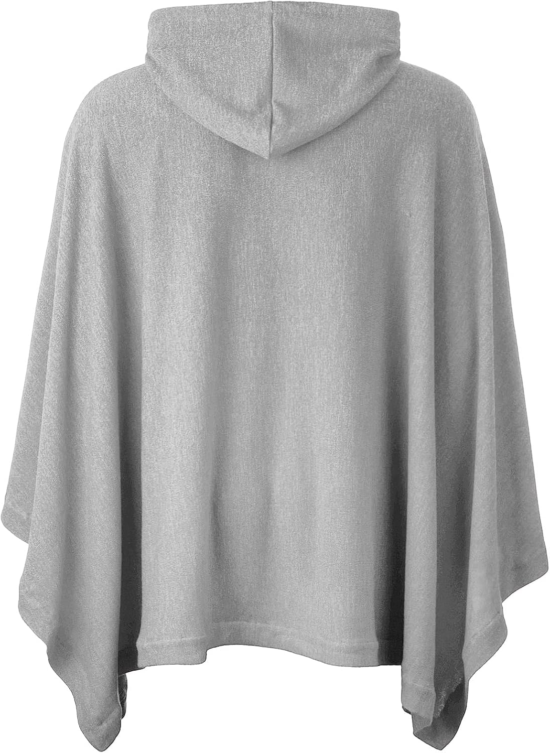 Ohoo Men's Hooded Poncho Cape Cloak Fashion Hoodie Pullover with Pocket - Image 3