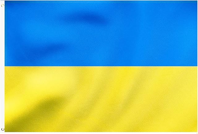 Ukraine Flag 90x150cm, 1pcs/2pcs/4pcs Ukrainian Flags Banner, AhfuLife Large Ukrainian National Flags for Parade, Patriotic Activities, Garden Home Decoration (3x5 Ft Ukraine Flag, 1 Pcs)
