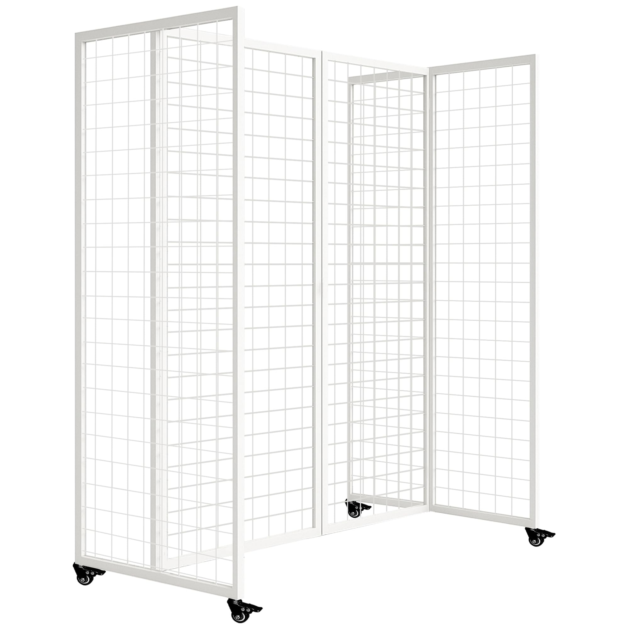 wall deco十字架 Amazon.com: koretech Grid Wall Panels with Wheels, 4 x 5.5Ft