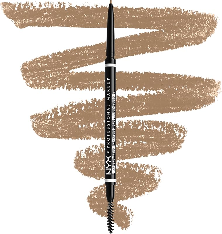 NYX PROFESSIONAL MAKEUP Micro Brow Pencil, punta precisa, resistente al agua, lápiz de cejas vegano - Rich Auburn