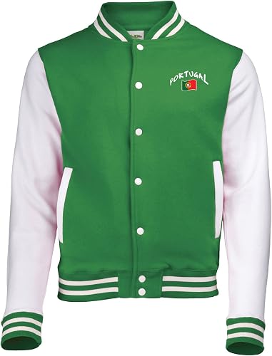 Supportershop Jungen Portugal Jacke, Grün, XXL