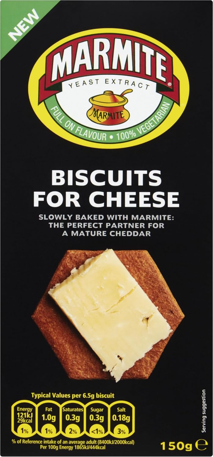 MARMITE Biscuits for Cheese 150g 5 Pack Amazon.co.uk Grocery