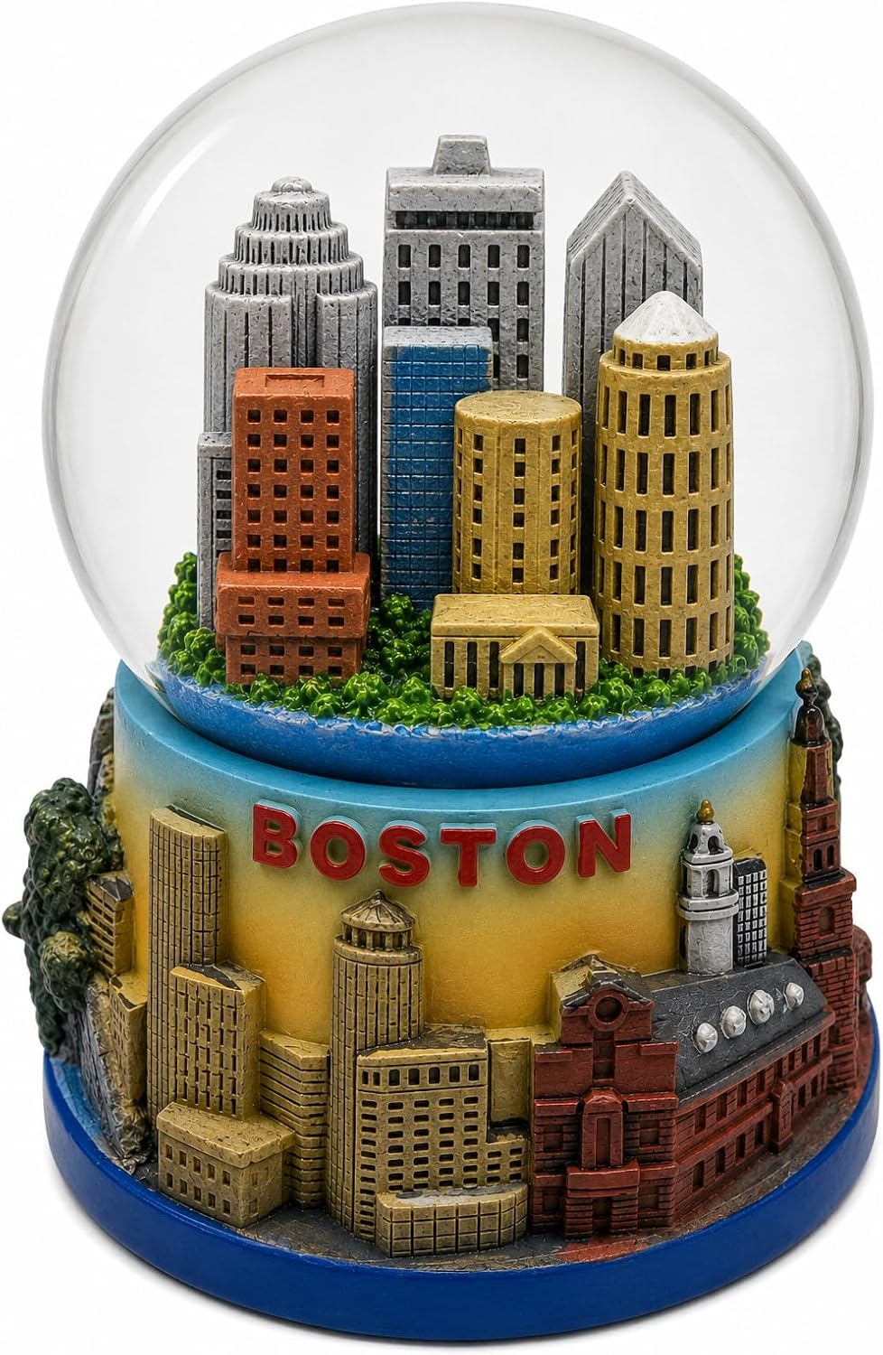 Boston Massachusetts Snow Globe 65mm Multicolor