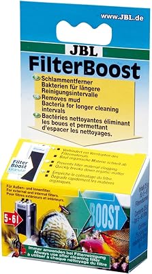 JBL FilterBoost, Bactéries pour optimiser la Performance du Filtre des Aquariums d'eau Douce et d'eau de mer, 25 ML