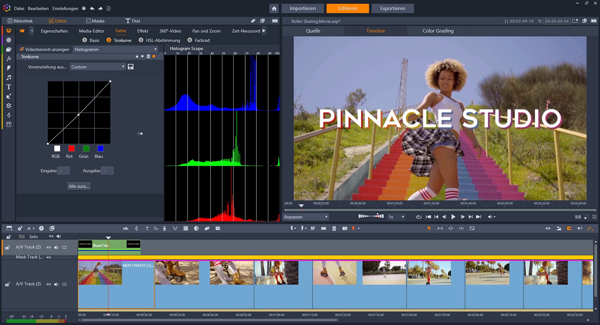 Pinnacle Studio 25 (2022) ULTIMATE / Windows 10 / DEUTSCH - BOX