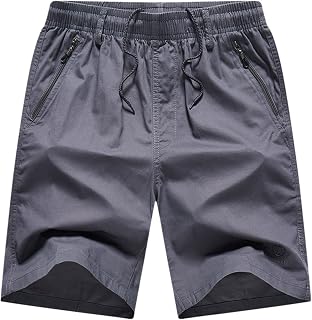 NHNKB Jogging Bottoms Men's Summer Lightweight Short Cargo Trousers Men's Short Male Spring Summer Shorts Striped Pocket Tether Cropped Pants Sporty Functional Cargo Trousers Football Trousers