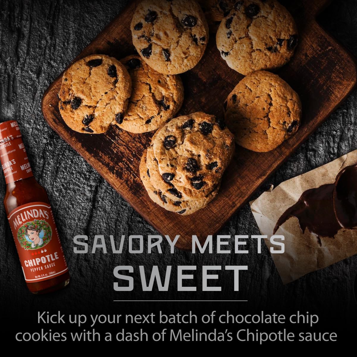 Melinda’s Chipotle Hot Sauce - Gourmet Chipotle Sauce - Made with Fresh Peppers, Carrots, Onion, Papaya & Lime Juice - Keto, Vegan, Gluten Free- 5oz, 4 Pack