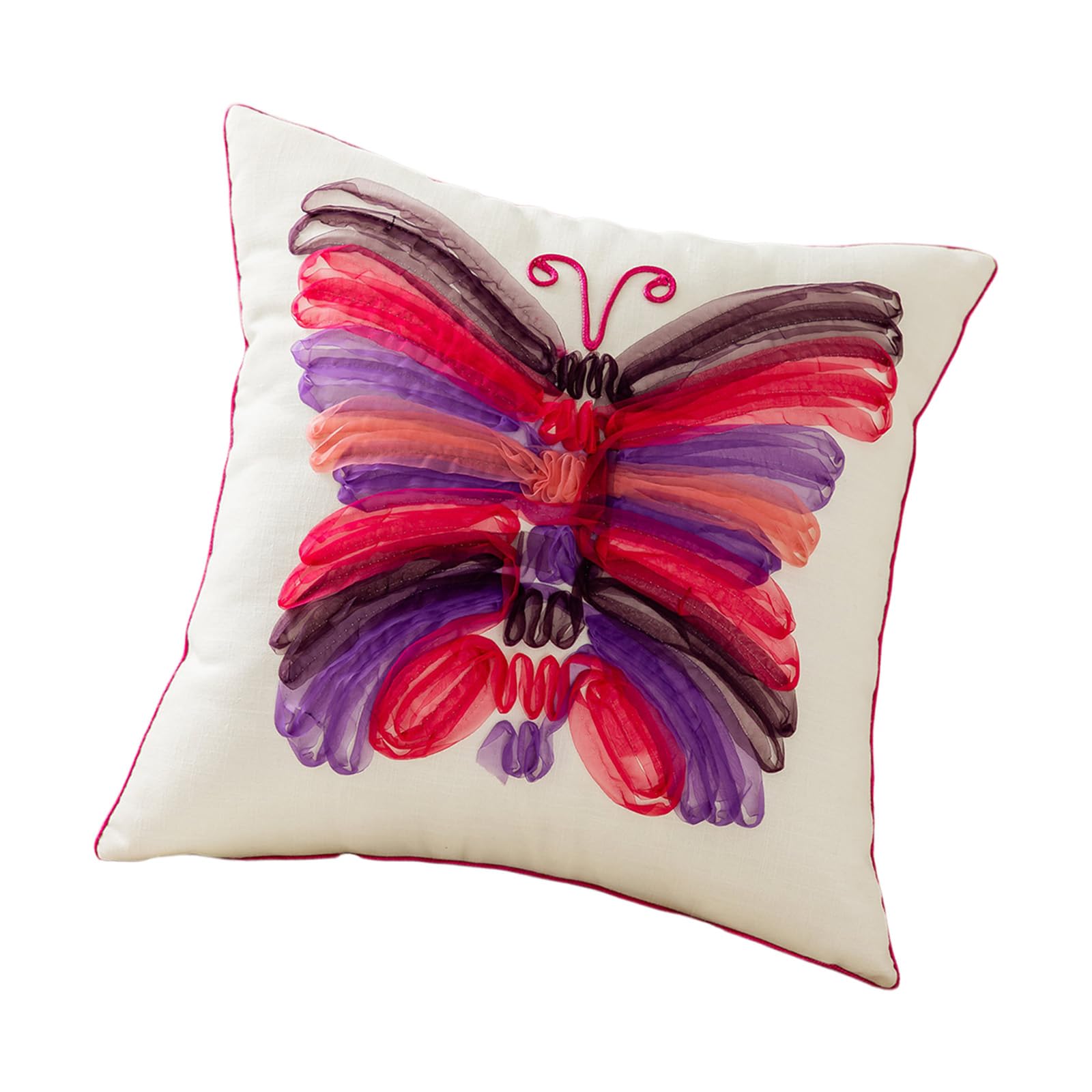 SHINLHUA Embroidery Pillowcase Cotton Square Throw Cushion Cover Home Decoration Unique Design Pillowcase