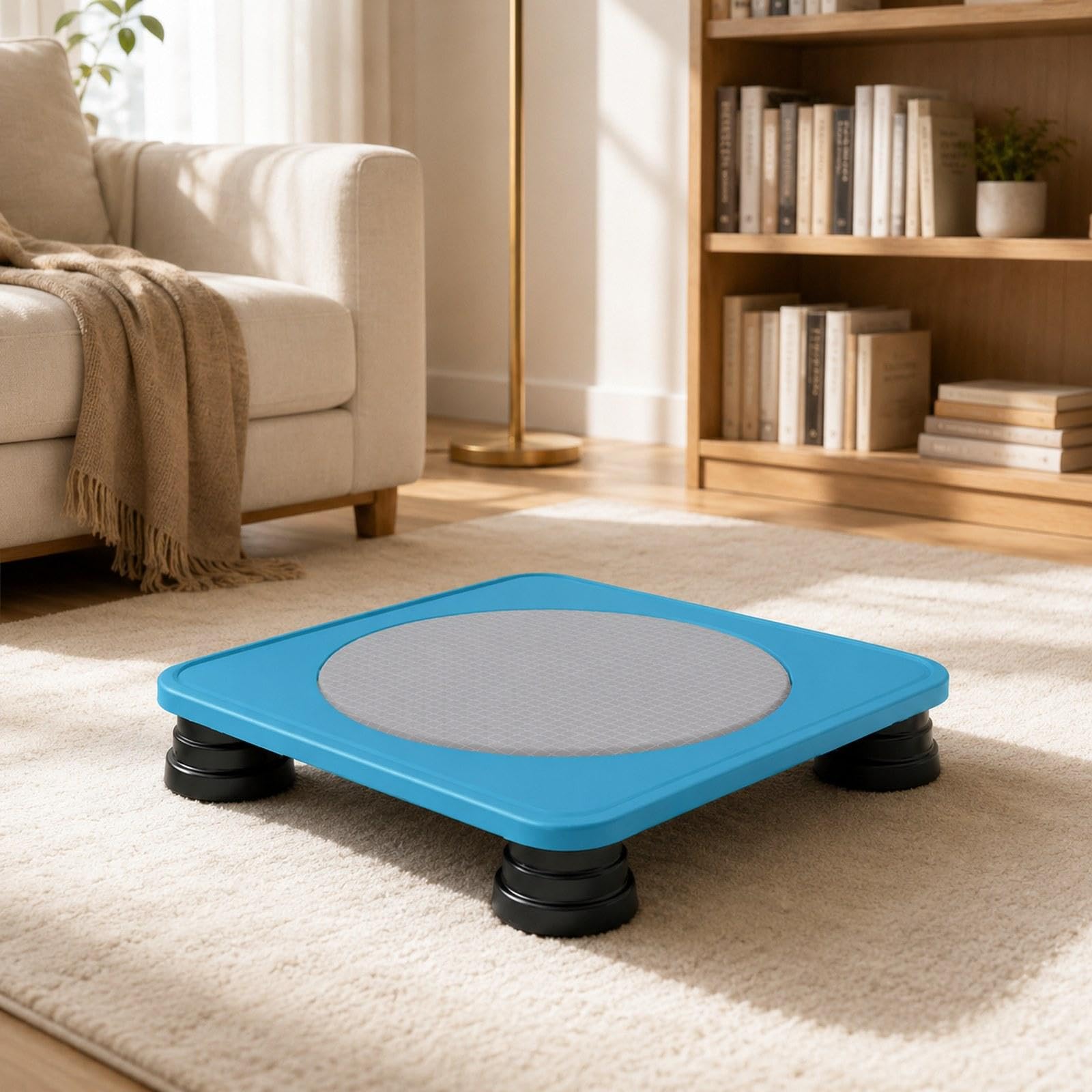 F Fityle Mini Trampolino per Bambini, Letto Elastico, Divertente Giocattolo Multiuso per Saltare, Letto Elastico per Bambini per Fitness, Esercizio e