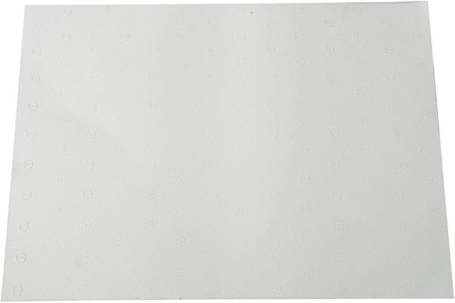 HEEPDD Shoe Sole Pad, 2mm Women/Men Cowhells Shoes Bottom Sole Pad Wear-Resistant Anti-Skid Shoe Sole Rubber Sole Pad for Women Men Shoes 15.24 x 21.06in x 0.08in (White)