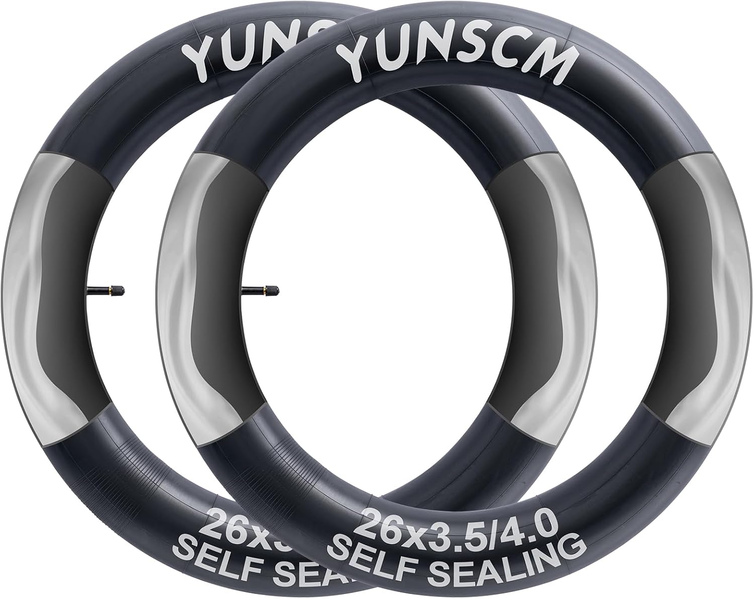 2-PCS 26×4.0 Self-Sealing E-Bike Tubes 26 x 3.5/4.0 AV32mm Tremendous Automated Restore, Puncture Resistant Suitable with 26×4 26 x 3.5 Heavy Obligation Electrical Bicycle Fats Tire Tubes Schrader Valve