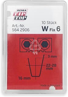 Rema Tip Top 10 W-6 Tire Regroover Angle Edge Blades, 22-28mm Wide, up to 16mm deep, W Fix 6