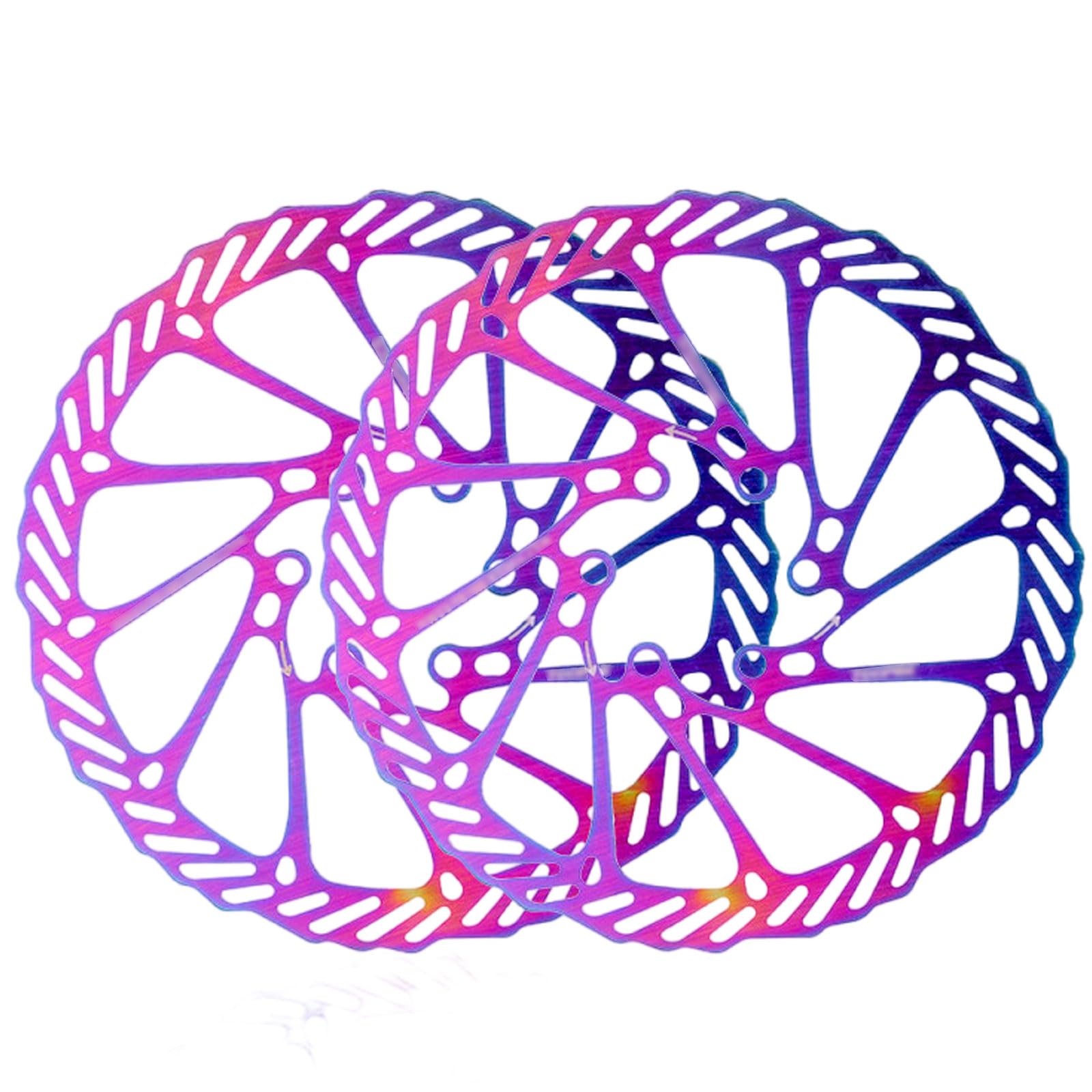 Rotore del freno a disco for bicicletta 160mm/180mm - Acciaio inossidabile con bulloni for mountain bike e bici da strada (2 pezzi)(160mm)