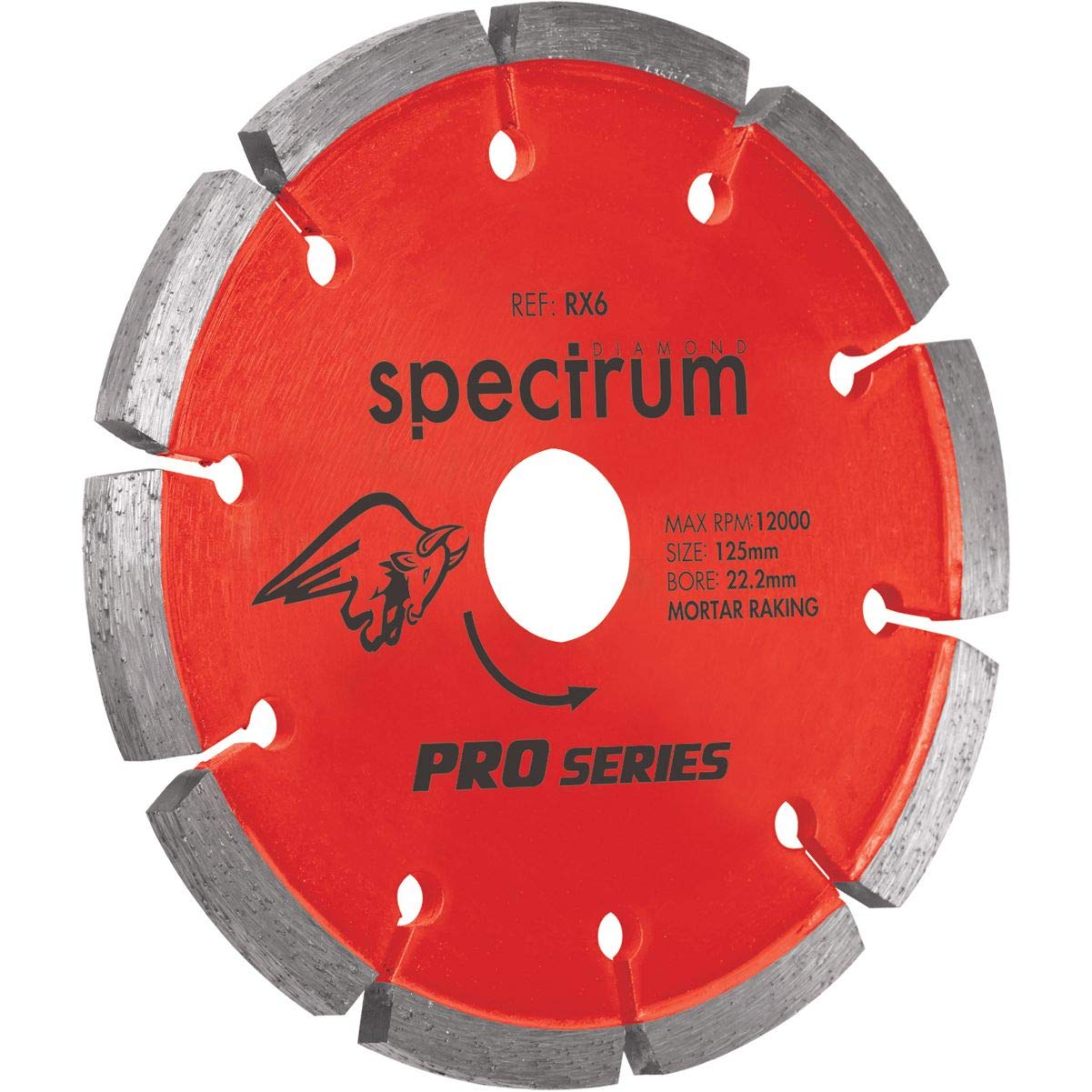 Ox Tools Multi-Colour Ox Spectrum Pro Dia Blade - Mortar Raking - 115/22.23Mm