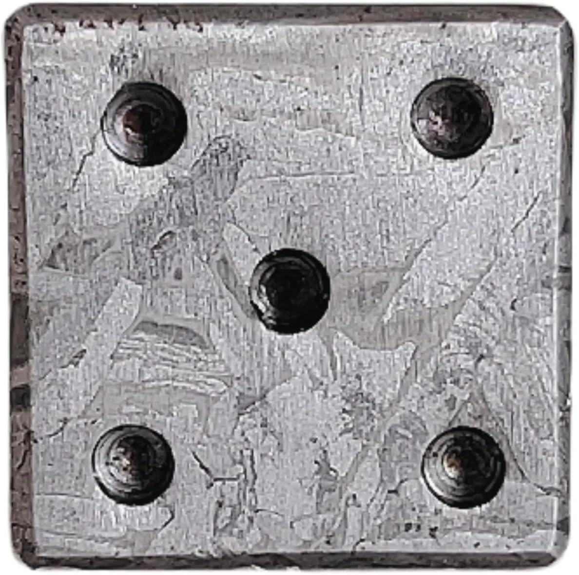 25.5g Muonionalusta Meteorite dice Natural Iron Meteorite dice Meteorite Slice Collection -LK127