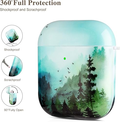 Miniatura 4 de Funda para Airpod para hombres, funda de Airpod con funda protectora duradera de TPU, funda de Airpods 2 y 1 para niñas y niños, a prueba de golpes