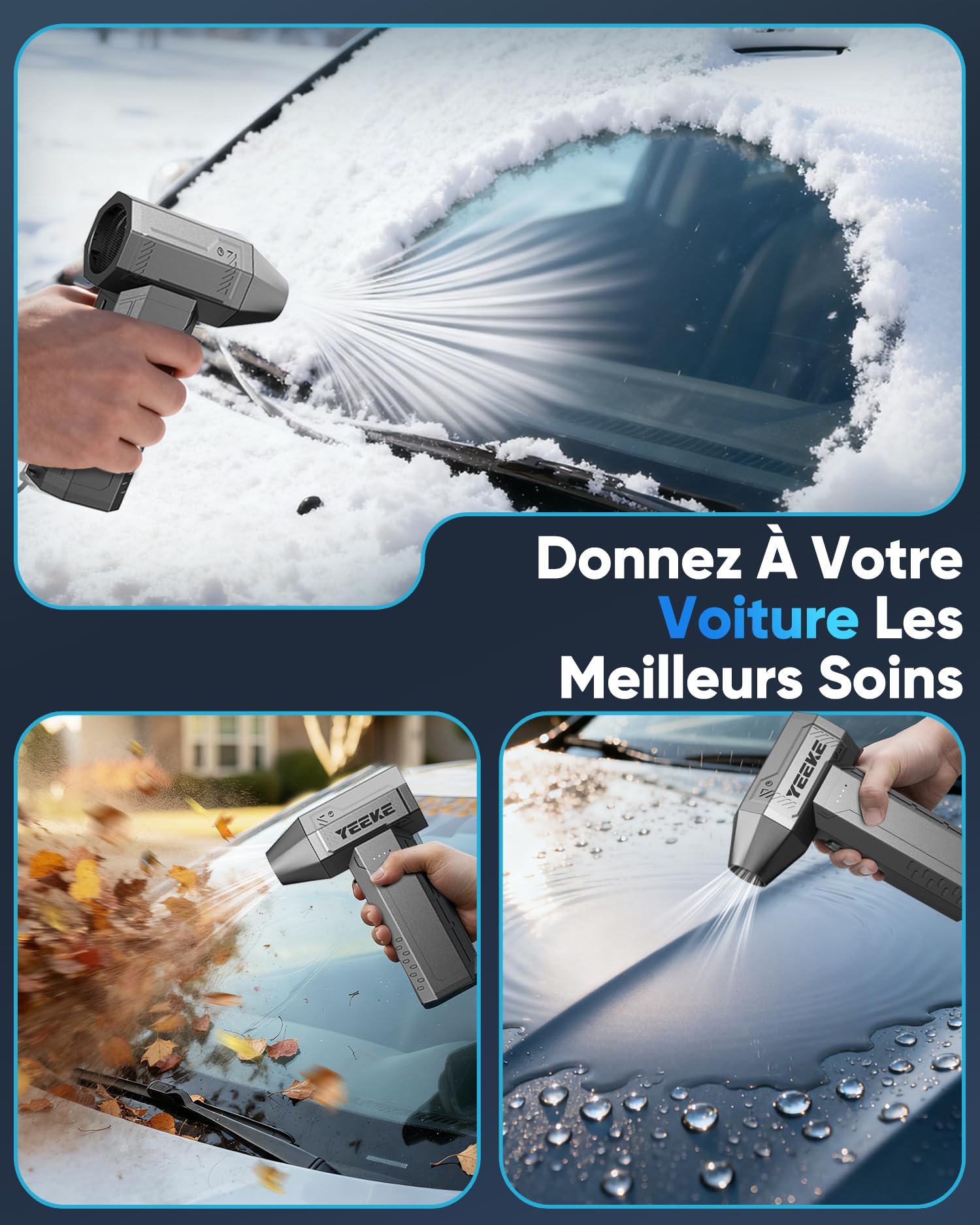 Souffleur Air Comprimé, Souffleur PC 180000 RPM, Mini Souffleur Puissant 10000 mAh avec Charge Rapide | Moteur Sans Balais | LED Fonctionnelle, Idéal pour Nettoyage PC Gamer | Clavier | Voiture