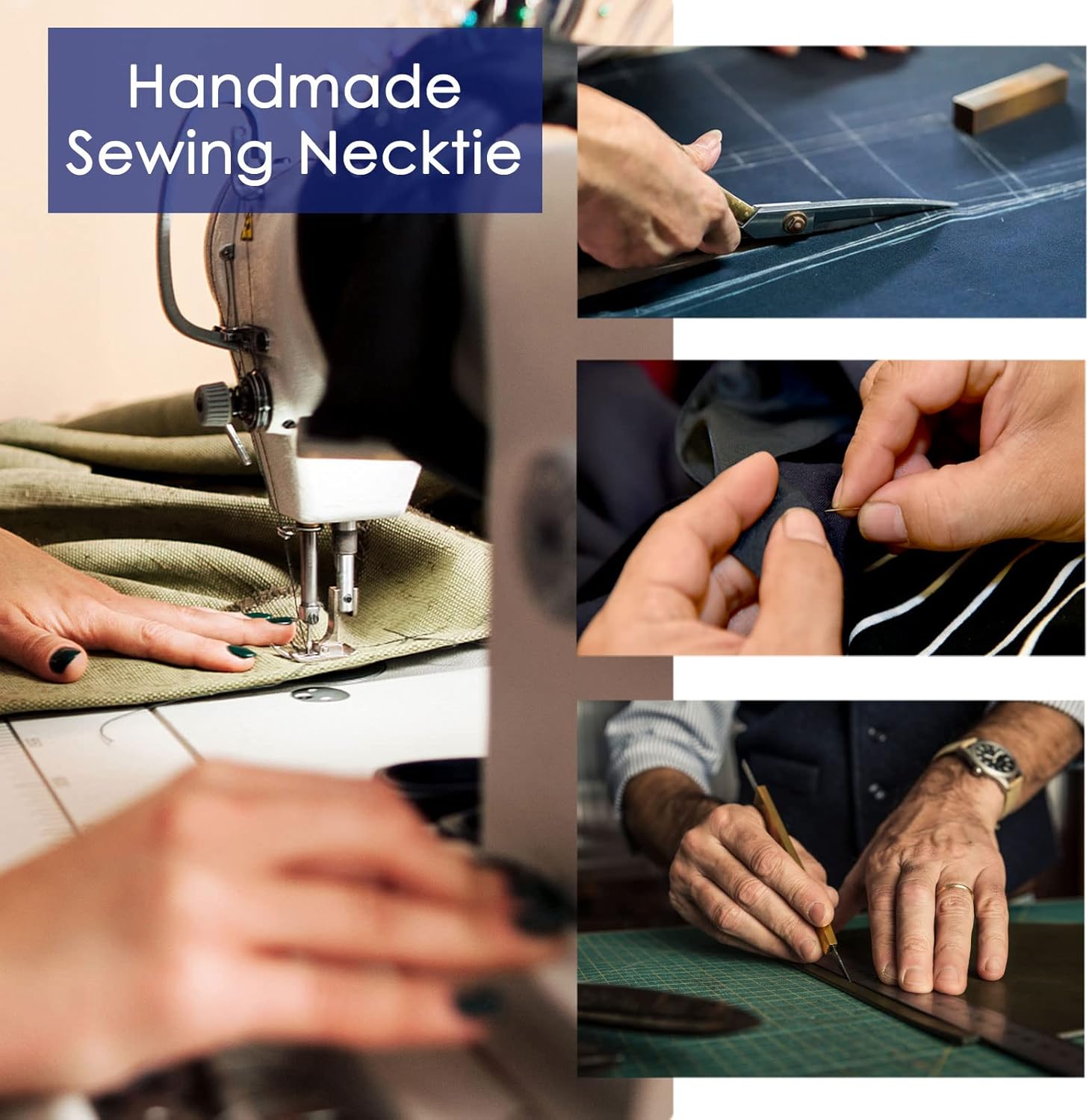 Mantieqingway 3.15" Ties for Men, Men's Solid Color Neck Tie for Weddings, Business, Christmas Father's Valentine's Day - Image 3