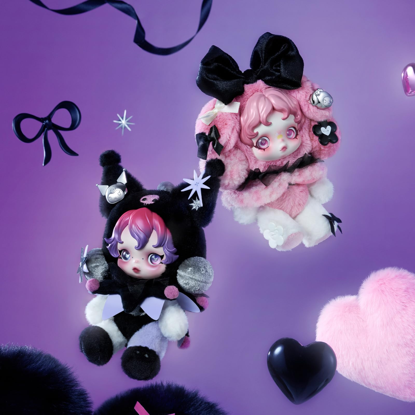 Amazon.co.jp: 【POP MART 公式ストア】SKULLPANDA × MY MELODY Plush