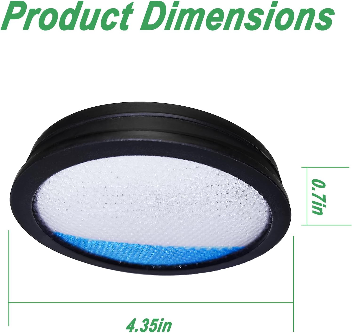 Dttery Filter Compatible A32SV720N Replacement Part for Ryobi 18V ONE+ Cordless Pet Stick Vacuum PCL720, PBLSV716, PBLSV717, 3 Pack