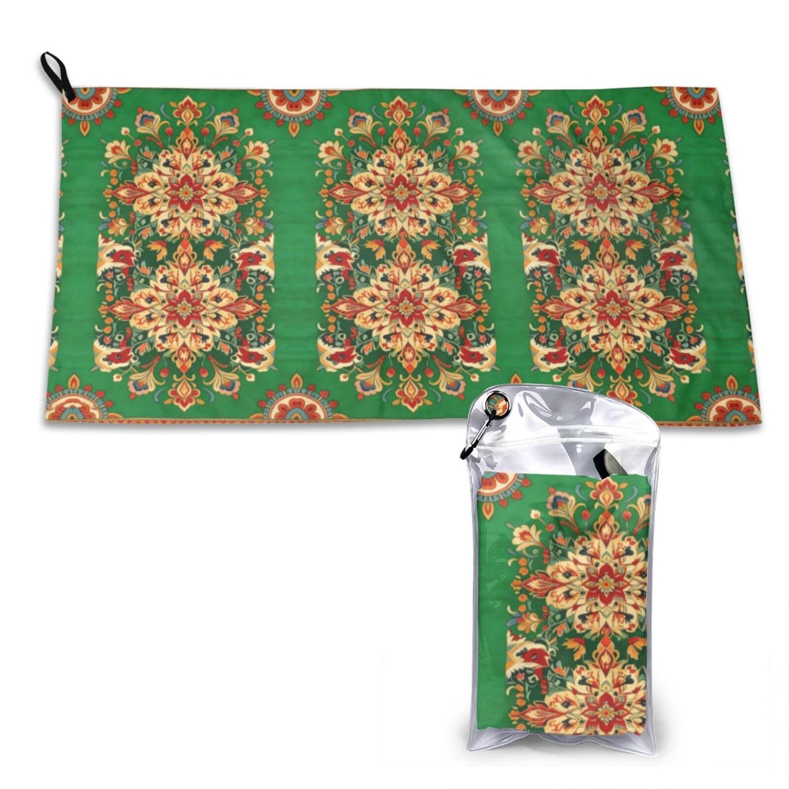 DUYKIMQW splendid Print Quick Dry Towel 16x31.5in White