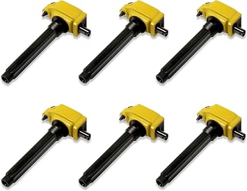 Superchips 4445-CP6 Ignition Coils - Yellow Set of 6