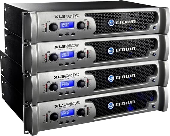 Xls 2000w Amp W/ Xover & Limtr 120v