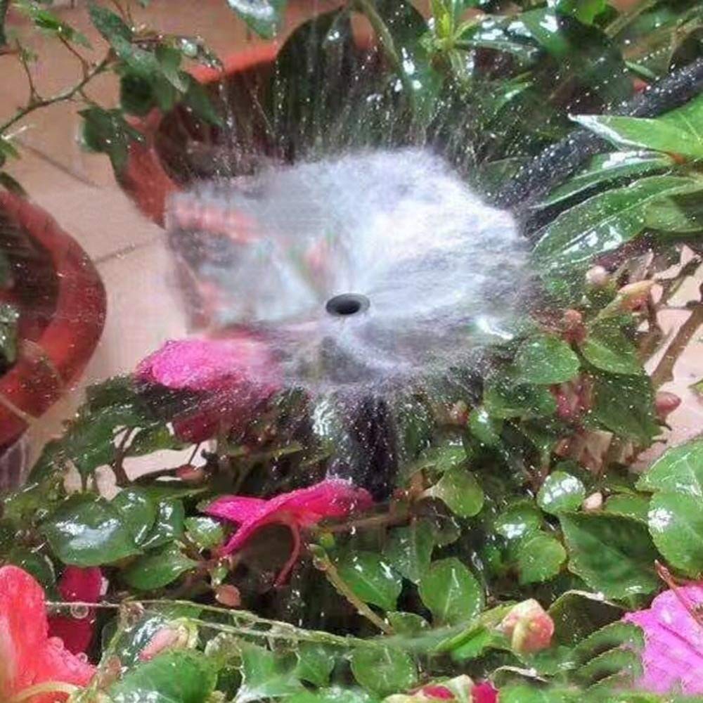 Boquilla de nebulización para riego de Jardines LR 200 Piezas Jardín microaspersión Agricultura Boquilla Dispersión Gotero 16cm Insertar el Soporte Dispersión Gotero de riego del Invernadero