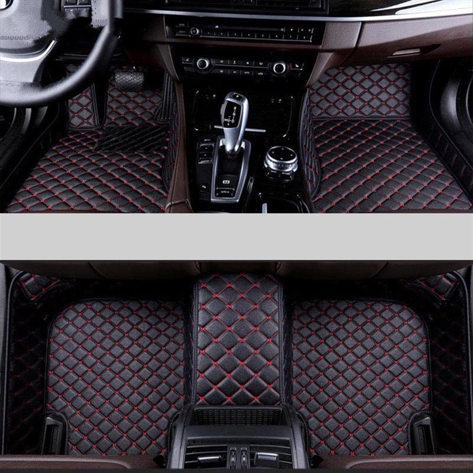 Tsolay Compatible With Toyota For Tundra 2014-2019 2020 2021 Car Interior Parts Floor Mats Double Layers Carpets Rugs Interior Floor Liner Pad Car Floor Mats (Color : 7, Size : RHD)