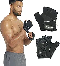 Luva Para Ciclismo Academia Masculina Speedo Gel Power Bike Crossfit