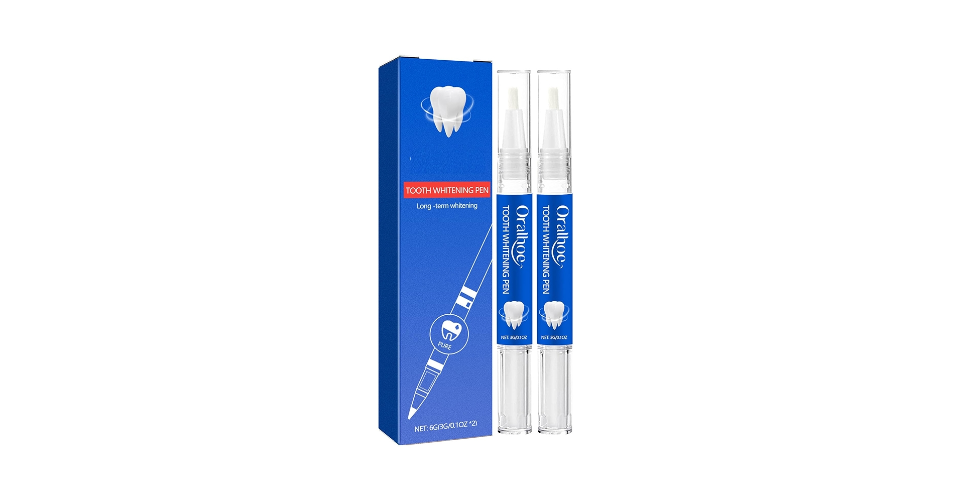 Amazon.com: Teeth Whitening Pen (2 Packs), Instant Natural