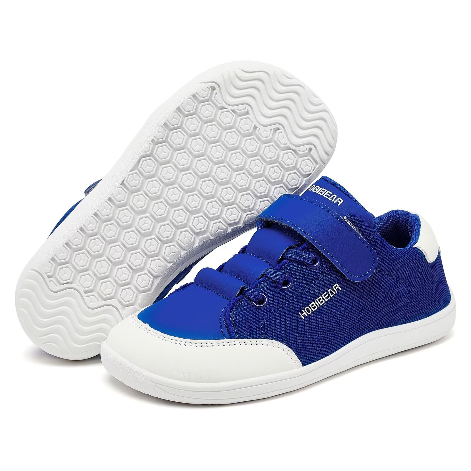 HOBIBEAR Kids Calzado Descalzo Ancho para niños niñas Outdoor Trail Running Walking Ligeras Flexibles de Trail Shoes