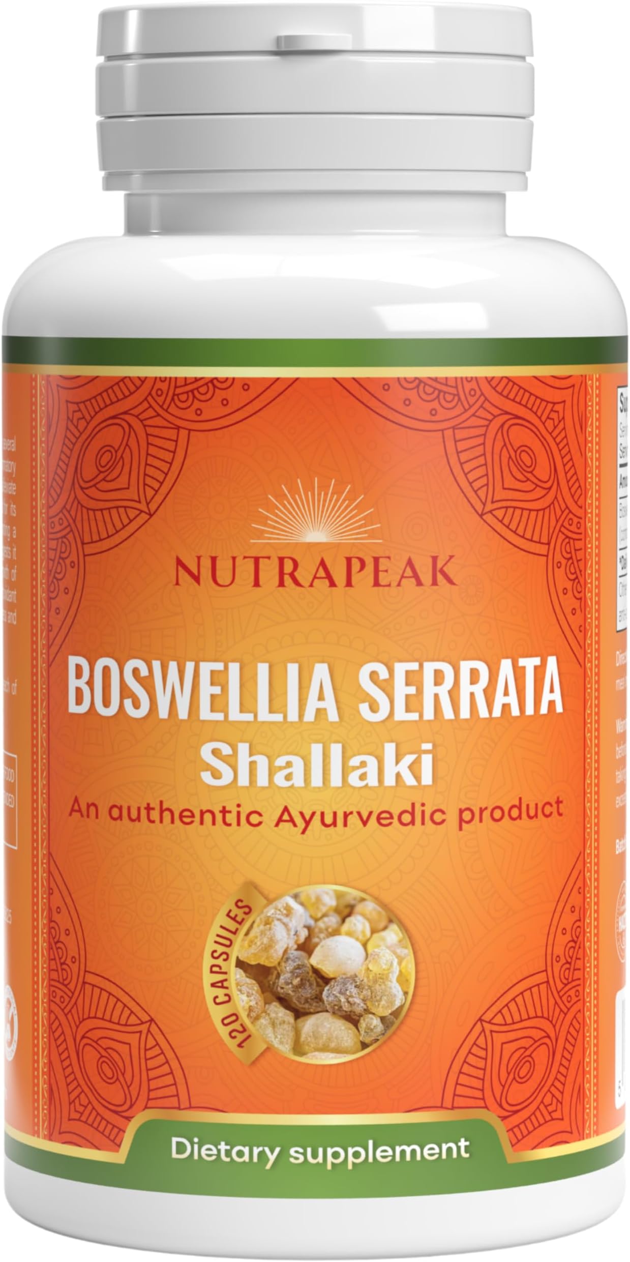 Nutrapeak Ayurveda Boswellia Extract Capsules 4 Months