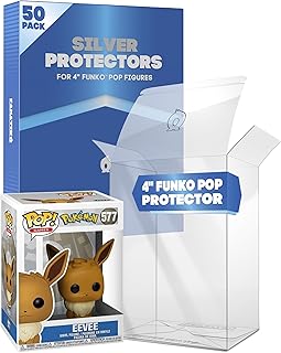 Lot de 50 Protecteurs Silver pour Funko Pop 4