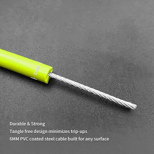 Miniatura 4 de Hererope - Cuerdas de saltar ajustables para fitness, cuerda de saltar con peso de 14 libras para hombres y mujeres, cuerda de saltar con agarre