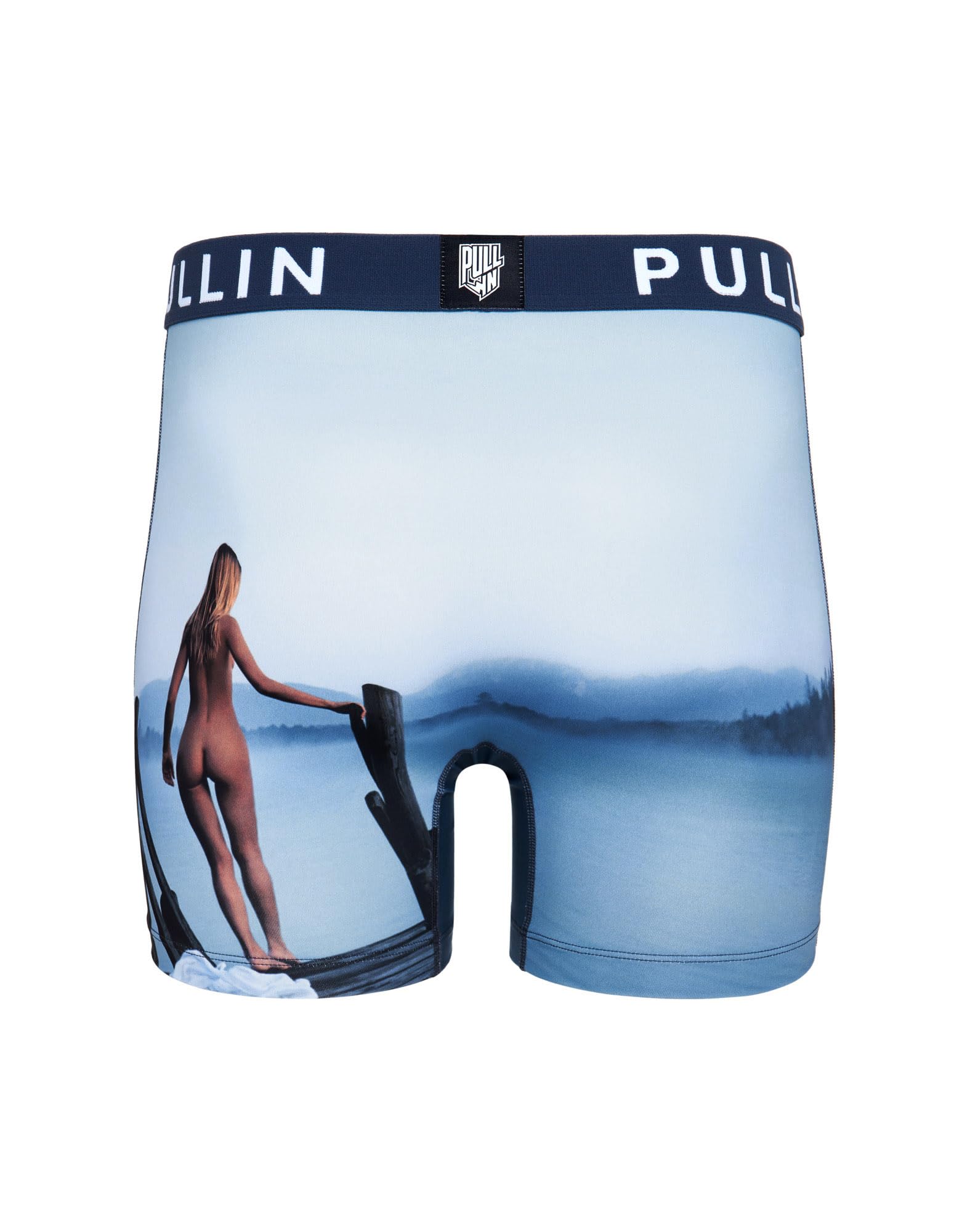 PULLIN - Boxer Long BAINDEMINUIT, Bleu, XS,S,M,L,XL,XXL, Boxer, caleçon Boxeur