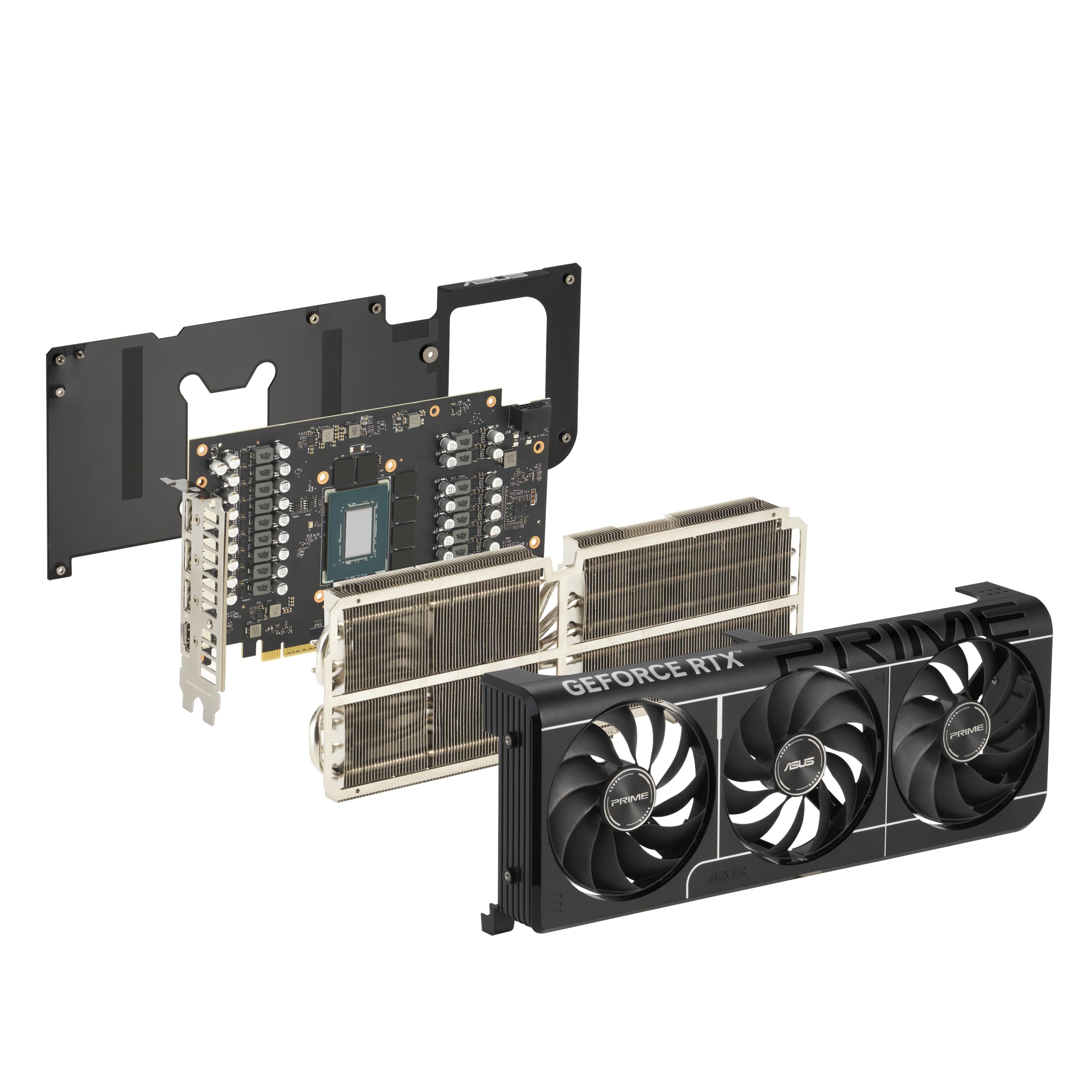 ASUS Prime GeForce RTX 5080 EVO 16GB GDDR7 OC Edition Gaming Grafikkarte (Nvidia GeForce RTX5080, SFF-Ready, Dual-BIOS-Schalter, PCIe 5.0, 1x HDMI 2.1b, 3X DisplayPort 2.1a, PRIME-RTX5080-O16G-EVO)