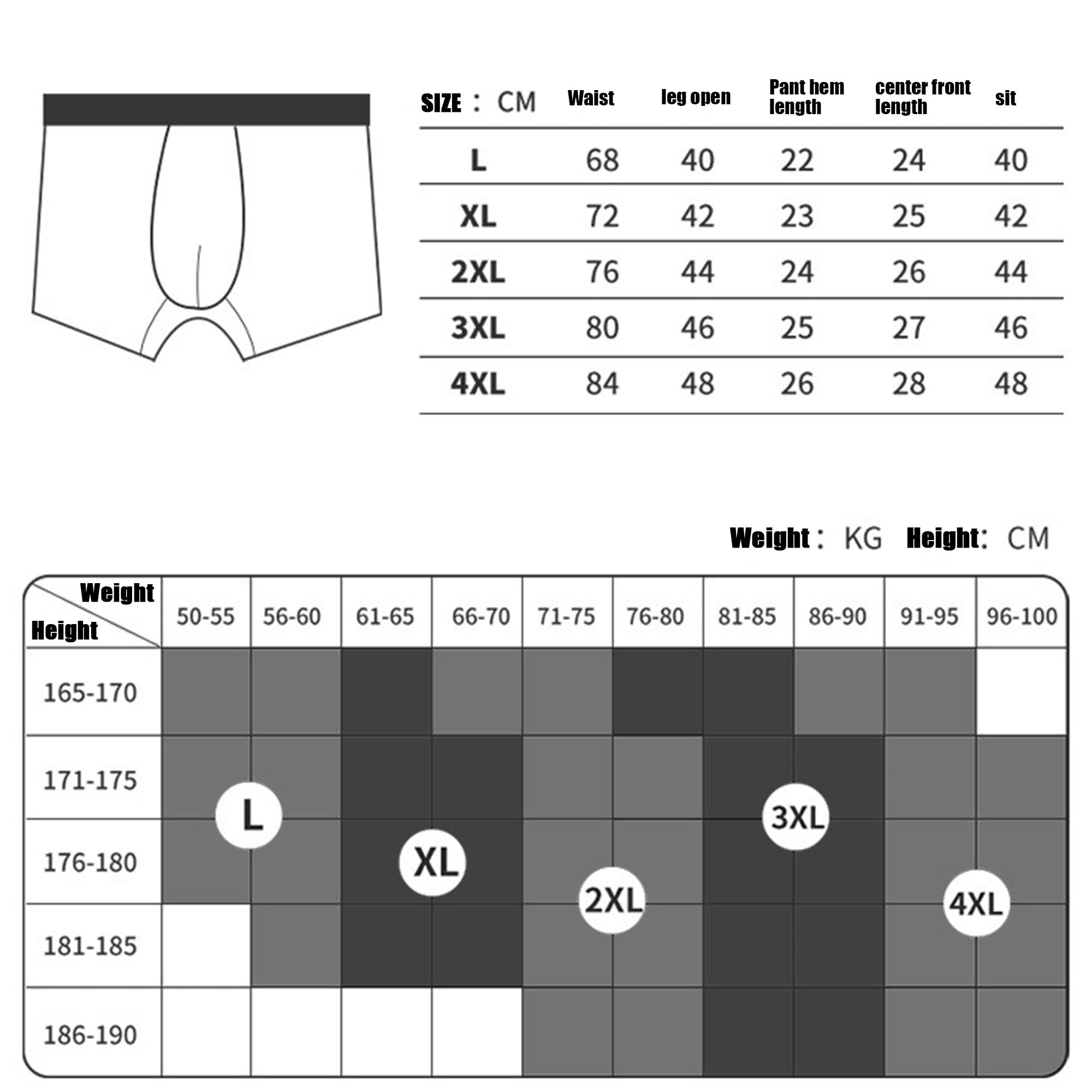 JEShifangjiusu - Calzoncillos tipo bóxer para hombre, ropa interior cómoda, transpirable, de algodón elástico, absorbe la humedad, paquete de 4