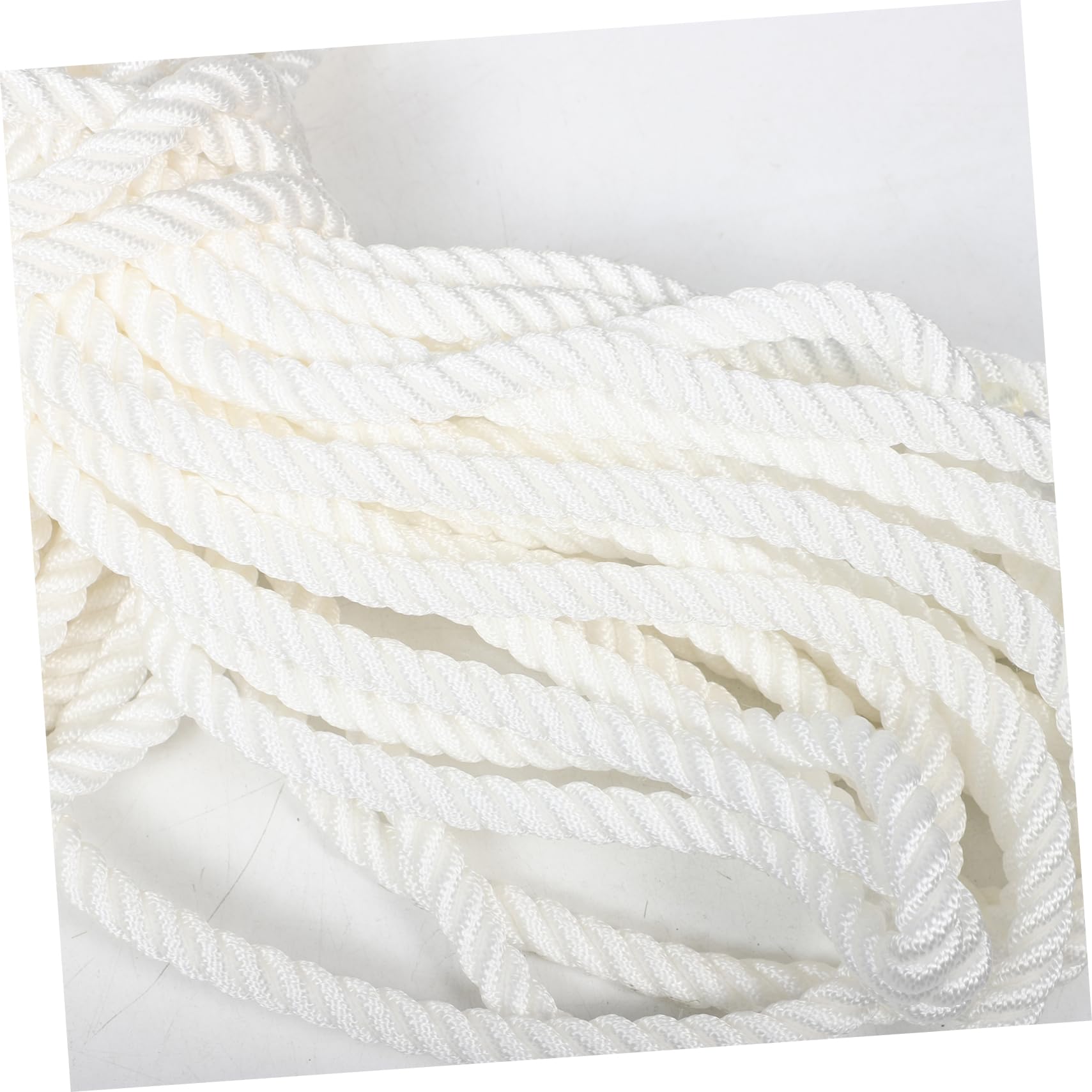 Yardwe Weißes Nylon-marineseil Robuste Bootsanlegeleine Zum Festmachen Und Verankern Strapazierfähiges Nylon-yachtseil Für Docks Und