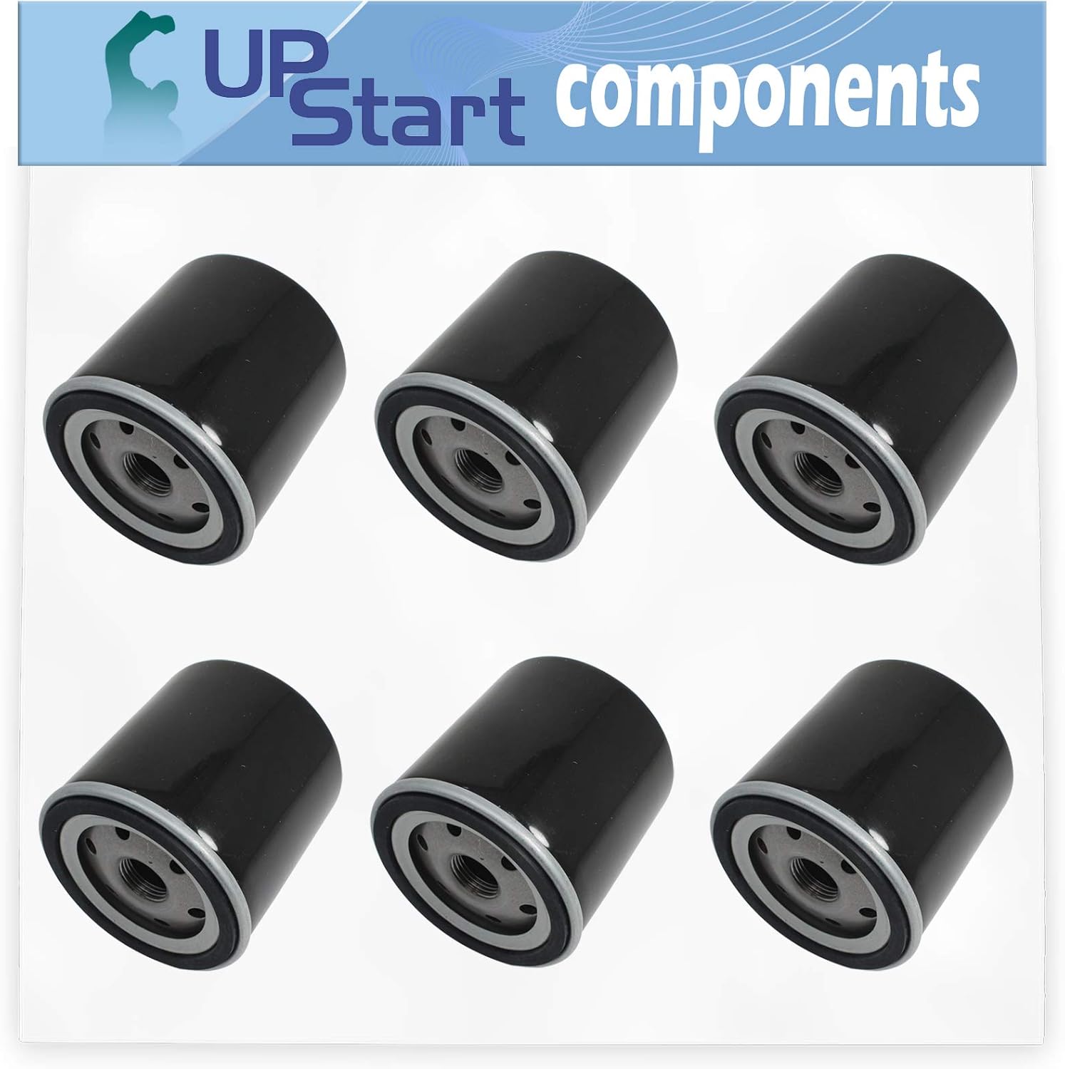 UpStart Components 6-Pack 491056 Oil Filter Replacement for Rotary 5909 - Compatible with 52 050 02-S AM101207 Oil Filter