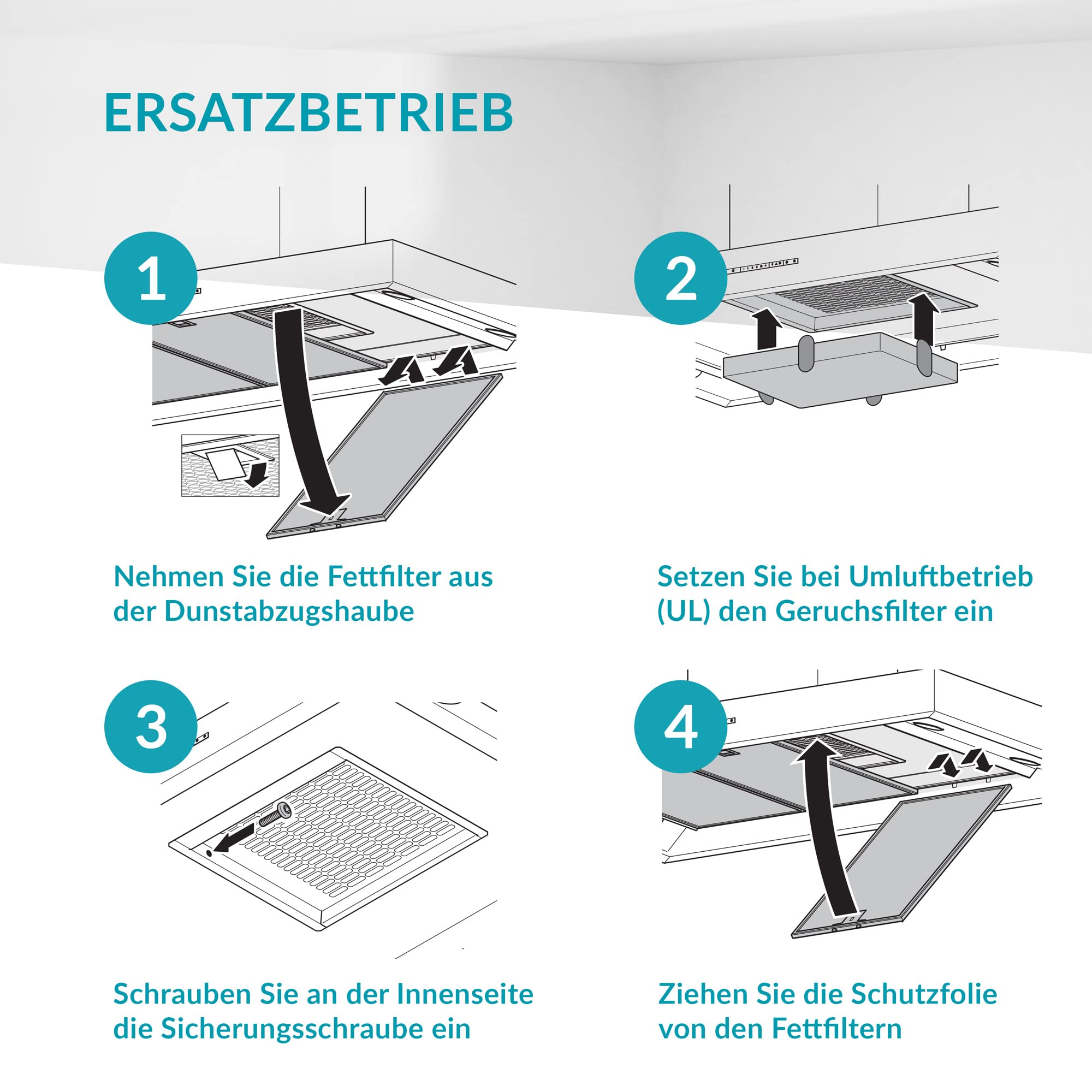 Aktivkohlefilter passend für Miele DKF12-1