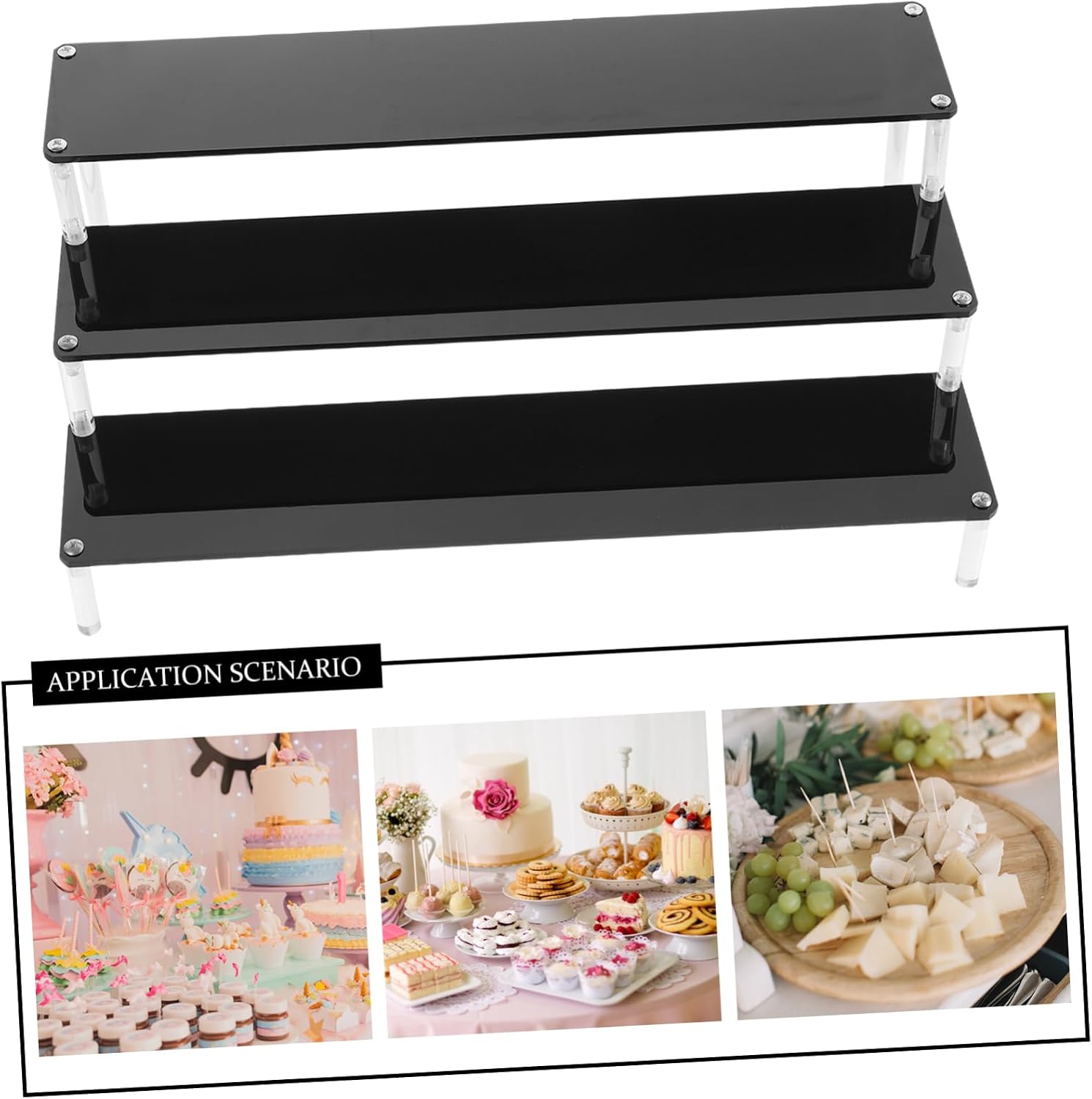 Mobestech Vendor Display Shelf Small Display Stands for Craft Show Racks Retail Stores